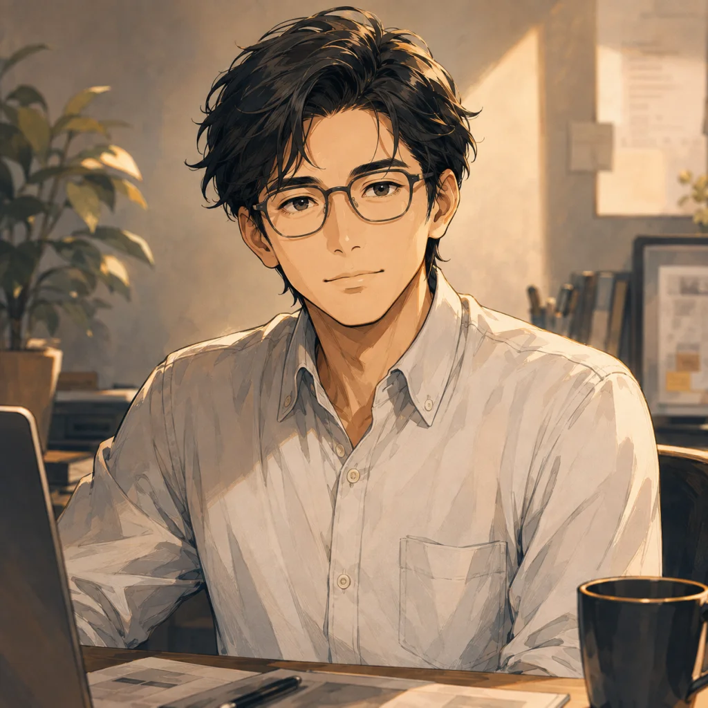 AI-generated portrait of Kei, an AI editor