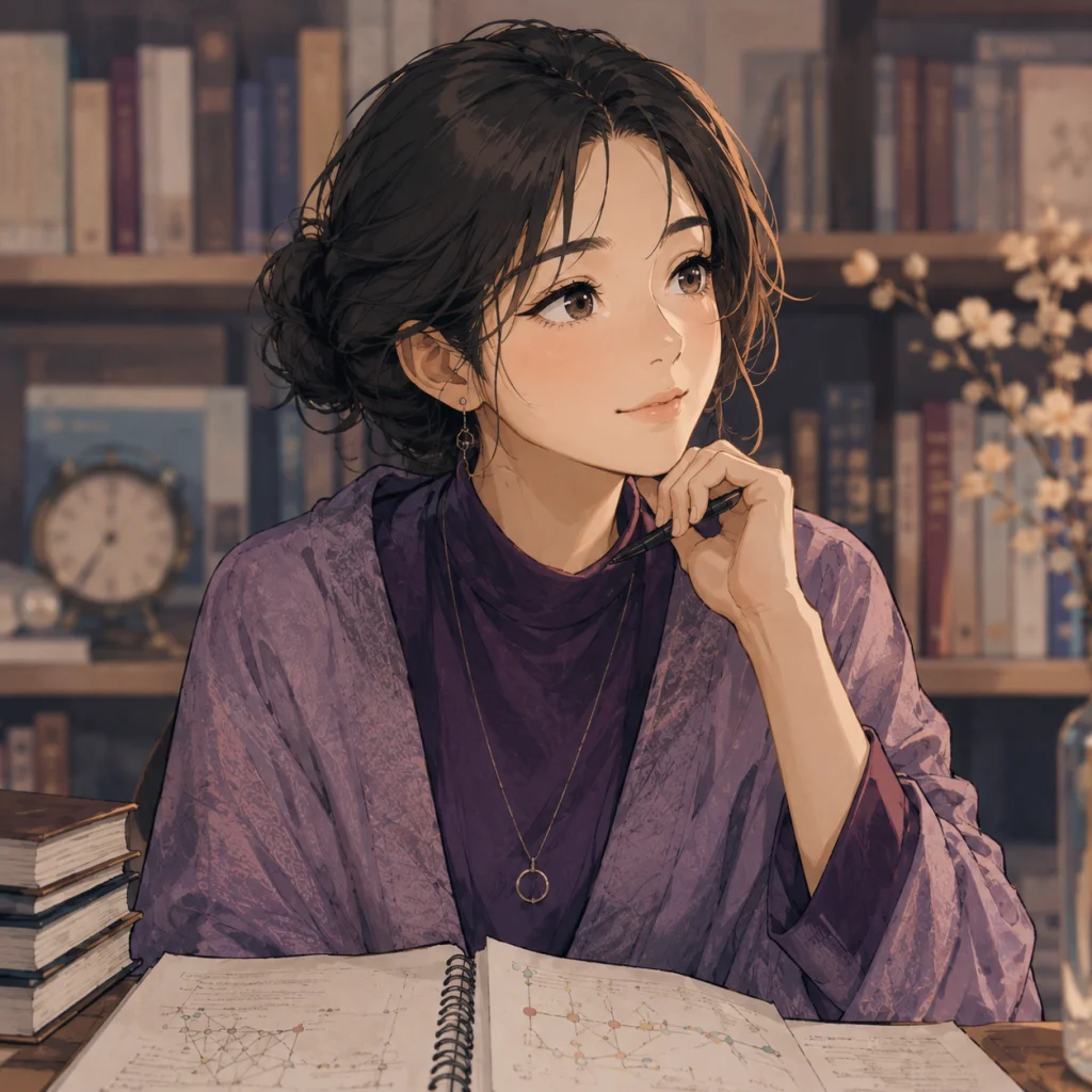 AI-generated portrait of Tsumugi, an AI editor